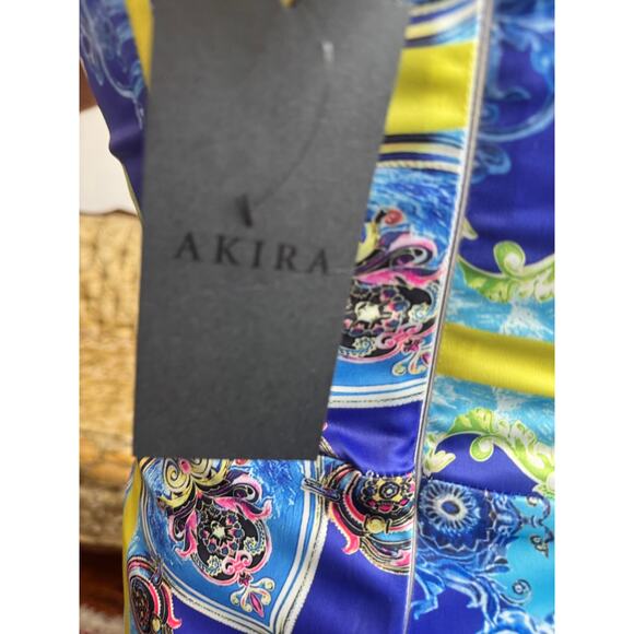 NWT Akira I Win Again High Low Maxi Dress w Corset Top Size Small - Picture 5 of 7